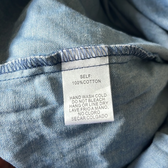 💙WINTER SALE 💙 Denim Ruffle Flare Midi Skirt - Picture 7 of 7